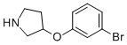 3-(3-Bromo-phenoxy)-pyrrolidine Structure,946681-75-0Structure