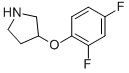 3-(2,5-Difluoro-phenoxy)-pyrrolidine Structure,946715-62-4Structure