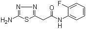 5-Amino-n-(2-fluorophenyl)-1,3,4-thiadiazole-2-acetamide Structure,946774-26-1Structure