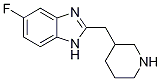 5-Fluoro-2-(piperidin-3-ylmethyl)-1h-benzimidazole Structure,947014-08-6Structure