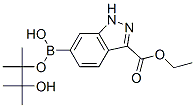 1H-Indazole-3-carboxylic acid, 6-(4,4,5,5-tetramethyl-1,3,2-dioxaborolan-2-yl)-, ethyl ester Structure,947191-20-0Structure