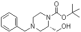 (S)-1-boc-4-芐基-2-(羥基甲基)哌嗪結(jié)構(gòu)式_947275-34-5結(jié)構(gòu)式