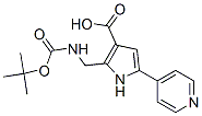  2-[[[(1,1-二甲基乙氧基)羰基]氨基]甲基]-5-(4-吡啶)-1H-吡咯-3-羧酸結(jié)構(gòu)式_947327-47-1結(jié)構(gòu)式