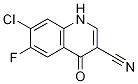 7-Chloro-6-fluoro-1,4-dihydro-4-oxo-3-quinolinecarbonitrile Structure,947340-01-4Structure