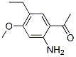 Ethanone, 1-(2-amino-5-ethyl-4-methoxyphenyl)- Structure,947691-62-5Structure