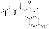 (S)-2-叔丁氧基羰基氨基-3-(4-甲氧基-苯基)-丙酸甲酯結構式_94790-24-6結構式