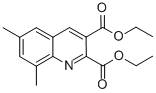 6,8-Dimethylquinoline-2,3-dicarboxylic acid diethyl ester Structure,948289-08-5Structure