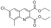 6-Chloro-8-methylquinoline-2,3-dicarboxylic acid diethyl ester Structure,948289-50-7Structure