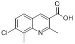 7-Chloro-2,8-dimethylquinoline-3-carboxylic acid Structure,948290-22-0Structure