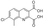 7-Chloro-8-methylquinoline-2,3-dicarboxylic acid Structure,948290-40-2Structure