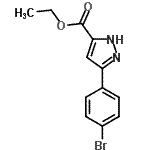 5-(4-Bromo-phenyl)-1h-pyrazole-3-carboxylic acid ethyl ester Structure,948292-48-6Structure