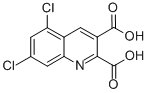 5,7-Dichloroquinoline-2,3-dicarboxylic acid Structure,948293-77-4Structure