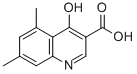 5,7-Dimethyl-4-hydroxyquinoline-3-carboxylic acid Structure,948293-86-5Structure