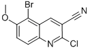 5-Bromo-2-chloro-6-methoxyquinoline-3-carbonitrile Structure,948294-04-0Structure