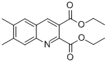 6,7-Dimethylquinoline-2,3-dicarboxylic acid diethyl ester Structure,948294-48-2Structure