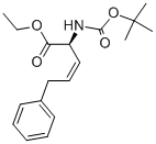 (S)-2-叔丁氧基羰基氨基-5-苯基-3-戊烯酸乙酯結(jié)構(gòu)式_948887-38-5結(jié)構(gòu)式