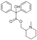 (1-Methyl-2-piperidinyl)methyl hydroxy(diphenyl)acetate Structure,94909-90-7Structure