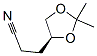 1,3-Dioxolane-4-propanenitrile, 2,2-dimethyl-, (4s)- Structure,94944-62-4Structure