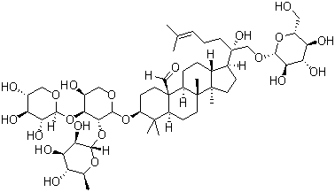 絞股藍皂苷XLIX結(jié)構(gòu)式_94987-08-3結(jié)構(gòu)式