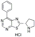 (S)-7-phenyl-2-(pyrrolidin-2-yl)thiazolo[5,4-d]pyrimidinehydrochloride Structure,950192-41-3Structure