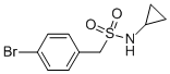 1-(4-Bromophenyl)-N-cyclopropylmethanesulfonamide Structure,950235-23-1Structure