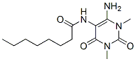  n-(6-氨基-1,2,3,4-四氫-1,3-二甲基-2,4-二氧代-5-嘧啶)-辛酰胺結(jié)構(gòu)式_950515-71-6結(jié)構(gòu)式