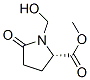 L-proline, 1-(hydroxymethyl)-5-oxo-, methyl ester (9ci) Structure,95083-42-4Structure