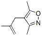 (9ci)-3,5-二甲基-4-(2-甲基-2-丙烯基)-異噁唑結(jié)構(gòu)式_95113-52-3結(jié)構(gòu)式