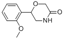 6-(2-Methoxy-phenyl)-morpholin-3-one Structure,951626-74-7Structure