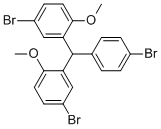 4-Bromo-2-((5-bromo-2-methoxyphenyl)(4-bromophenyl)methyl)-1-methoxybenzene Structure,951771-28-1Structure