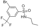 N-propyl-3-bromo-5-trifluoromethylbenzenesulfonamide Structure,951884-67-6Structure