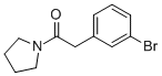 2-(3-Bromophenyl)-1-(pyrrolidin-1-yl)ethanone Structure,951884-73-4Structure