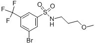 N-(3-methoxypropyl)3-bromo-5-trifluoromethylbenzenesulfonamide Structure,951884-81-4Structure