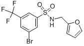 N-(furan-2-ylmethyl)3-bromo-5-trifluoromethylbenzenesulfonamide Structure,951884-84-7Structure