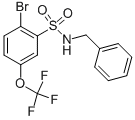 N-benzyl-2-bromo-5-trifluoromethoxybenzenesulfonamide Structure,951885-49-7Structure