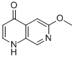 6-Methoxy-1h-1,7-naphthyridin-4-one Structure,952059-64-2Structure