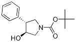 (3S,4r)-3-羥基-4-苯基吡咯烷-1-羧酸叔丁酯鹽酸鹽結(jié)構(gòu)式_952343-40-7結(jié)構(gòu)式