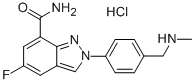 2H-Indazole-7-carboxamide, 5-fluoro-2-[4-[(methylamino)methyl]phenyl]-, hydrochloride Structure,952475-77-3Structure