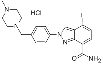 2H-Indazole-7-carboxamide, 4-fluoro-2-[4-[(4-methyl-1-piperazinyl)methyl]phenyl]-, hydrochloride Structure,952475-78-4Structure