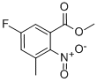 Benzoic acid, 5-fluoro-3-methyl-2-nitro-, methyl ester Structure,952479-97-9Structure