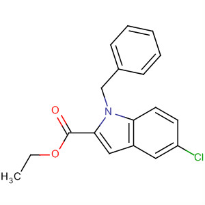 1-芐基-5-氯吲哚-2-羧酸乙酯結(jié)構(gòu)式_95306-84-6結(jié)構(gòu)式