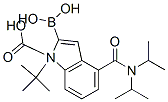 4-[[雙(1-甲基乙基)氨基]羰基]-2-硼-1H-吲哚-1-羧酸-1-(1,1-二甲基乙基)酯結(jié)構(gòu)式_953411-04-6結(jié)構(gòu)式