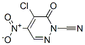 1(6H)-pyridazinecarbonitrile, 5-chloro-4-nitro-6-oxo- Structure,953788-82-4Structure