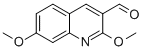 2,7-Dimethoxy-quinoline-3-carbaldehyde Structure,95395-23-6Structure