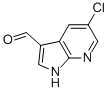 5-Chloro-1h-pyrrolo[2,3-b]pyridine-3-carboxaldehyde Structure,954112-61-9Structure