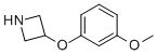 3-(3-Methoxyphenoxy)azetidine Structure,954220-79-2Structure