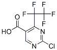 2-Chloro-6-pentafluoroethyl-pyrimidine-5-carboxylic acid Structure,954226-17-6Structure