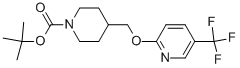 1-Piperidinecarboxylic acid, 4-[[[5-(trifluoromethyl)-2-pyridinyl]oxy]methyl]-, 1,1-dimethylethyl ester Structure,954230-00-3Structure