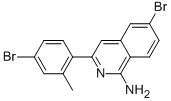 6-Bromo-3-(4-bromo-2-methyl-phenyl)-isoquinolin-1-ylamine Structure,954239-55-5Structure