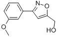 [3-(3-Methoxyphenyl)isoxazol-5-yl]methanol Structure,954240-10-9Structure